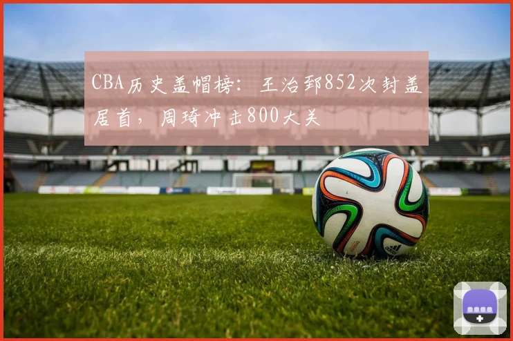CBA历史盖帽榜：王治郅852次封盖居首，周琦冲击800大关